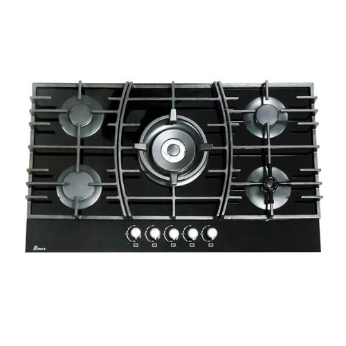 اجاق گاز شیشه ای بیمکث مدل MG0061 رنگ مشکی Bimax MG0061 Glass Gas Hob